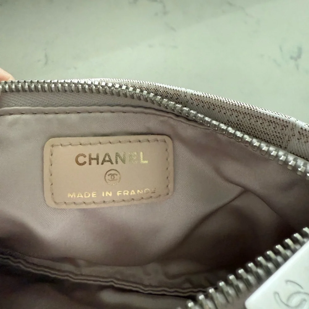 Authentic Chanel New Travel Line‎ Pouch/wristlet